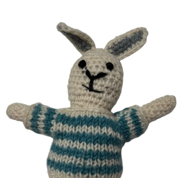 EN GRY & SIF Gry and Sif Crochet Knit Bunny Rabbit Fair Trade Scandinavian - Picture 3 of 7